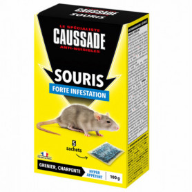 Céréales souris - forte infestation - 100g CAUSSADE Céréales souris - forte infestation - 100g CAUSSADE