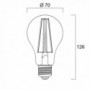 Ampoule led STD E27 827 11W  égal à  100W Cla fil SYLVANIA