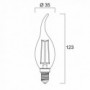 Ampoule led FCV E14 827 2,5W  égal à  25W Cla fil SYLVANIA