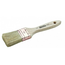 Pinceau plat Glycéro manche en bois soie roulor NESPOLI Pinceau plat Glycéro manche en bois soie roulor NESPOLI