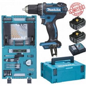 Perceuse visseuse Makita 18V 62Nm DDF482 + 2 batt 5 Ah +  Coffret 104 accessoires de perçage vissage MACCESS MAKITA Perceuse visseuse Makita 18V 62Nm DDF482 + 2 batt 5 Ah +  Coffret 104 accessoires de perçage vissage MACCESS MAKITA