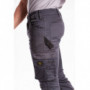 Jeans de travail multi poches stretch gris charbon JOBC RICA LEWIS