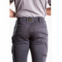 Jeans de travail multi poches stretch gris charbon JOBC RICA LEWIS