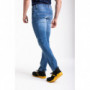Jeans coupe droite ajustée stretch super stone washed WORK1 RICA LEWIS