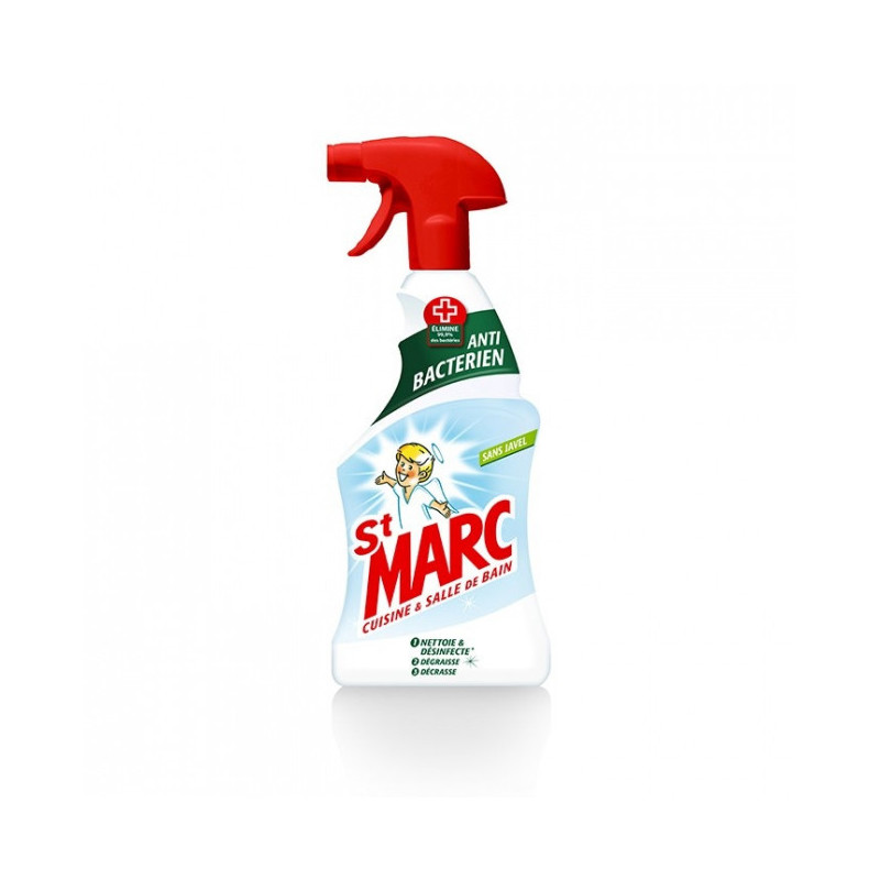 Dégraissant détartrant désinfectant Spray antibactérien 500ml ST MARC