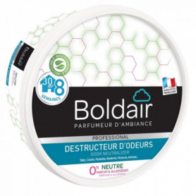 Destructeur d'odeurs gel 300g neutre sans parfum ni allergène BOLDAIR Destructeur d'odeurs gel 300g neutre sans parfum ni allergène BOLDAIR