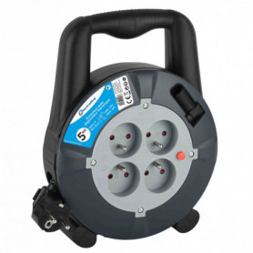 Enrouleur ménager 5m HO5VVF 3G1,5 ELECTRALINE Enrouleur ménager 5m HO5VVF 3G1,5 ELECTRALINE