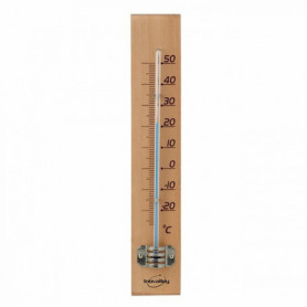 Thermomètre bois clair 18cm Thermomètre bois clair 18cm