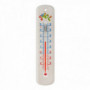 Thermomètre plastique blanc "Oiseau" 15cm