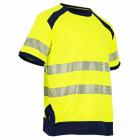 T-shirt Haute Visibilité jaune/bleu Halogene LMA T-shirt Haute Visibilité jaune/bleu Halogene LMA