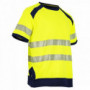 T-shirt Haute Visibilité jaune/bleu Halogene LMA