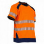 T-shirt Haute Visibilité orange/bleu Lampion LMA