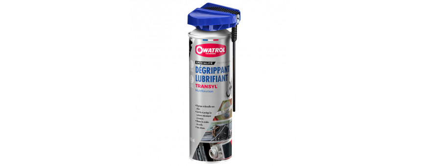 Lubrifiant, dégrippant, nettoyant