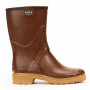 Demi Botte caoutchouc Bison ambre AIGLE