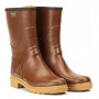 Demi Botte caoutchouc Bison ambre AIGLE