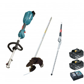 Outil Multifonctions Makita 18V DUX18 + Débroussailleuse + Taille haies + 2 batt 3Ah Outil Multifonctions Makita 18V DUX18 + Débroussailleuse + Taille haies + 2 batt 3Ah