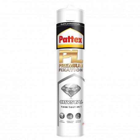Colle PL Premium Fixation Crystal transparent de PATTEX