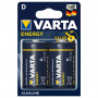 2 Piles alcalines D LR20 VARTA Energy