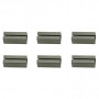Lot de 6 Fourreaux 20 mm pour carré 6/7mm