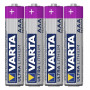 4 Piles lithium LR03/AAA (1,5V) VARTA