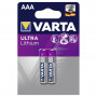 2 Piles lithium LR03/AAA (1,5V) VARTA