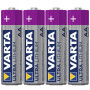 4 Piles lithium LR6/AA (1,5V) VARTA