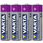 4 Piles lithium LR6/AA (1,5V) VARTA