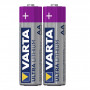 2 Piles lithium LR6/AA (1,5V) VARTA