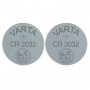 2 Piles bouton lithium CR2032 (3V) VARTA