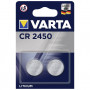 2 Piles bouton lithium CR2450 (3V) VARTA