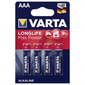 4 Piles alcalines Max Power LR03/AAA (1,5V) VARTA 4 Piles alcalines Max Power LR03/AAA (1,5V) VARTA