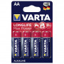 4 Piles alcalines Max Power LR6/AA (1,5V) VARTA