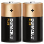 2 Piles alcalines Plus 100% LR20/D (1,5V) DURACELL