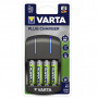 Chargeur de piles Plug Charger + 4 Piles LR6/AA 2100 mAh VARTA