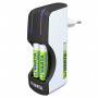 Chargeur de piles Pocket Charger + 4 Piles LR6/AA 2100 mAh VARTA