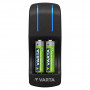 Chargeur de piles Pocket Charger + 4 Piles LR6/AA 2100 mAh VARTA