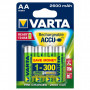 4 Piles rechargeables LR6/AA 2600 mAh VARTA