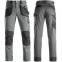 Pantalon multi-poches gris SLICK 65%polyester 35%coton KAPRIOL
