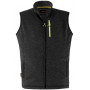 Gilet sans manche Slick gris-noir KAPRIOL