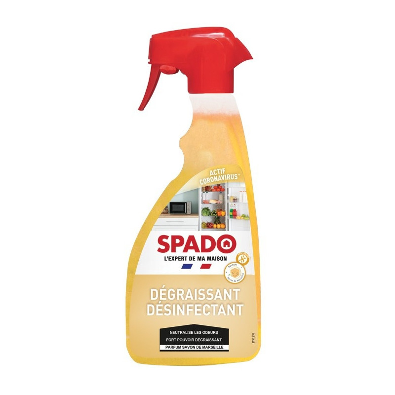 Dégraissant désinfectant Pro SPADO pulvérisateur 500ml