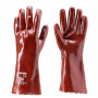 Gants enduit pvc rouge 35cm