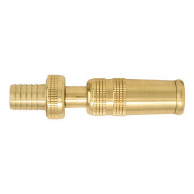 Lance d'arrosage gros débit avec raccord cannelé - tuyau Ø15mm - 20x27 - BOUTTE Lance d'arrosage gros débit avec raccord cannelé - tuyau Ø15mm - 20x27 - BOUTTE