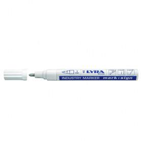 Marqueur peinture blanc Mark+Sign pointe ogive LYRA Marqueur peinture blanc Mark+Sign pointe ogive LYRA