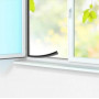 Joint d'isolation adhésif de porte et fenêtre - 2 à 6 mm - 6m - noir