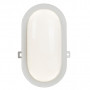 Hublot extérieur LED intégrée oval H20cm 1320lm blanc