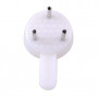 Lot de 4 crochets béton plastique 23mm