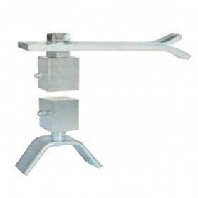 Pivot de portail pour tubes carrés 40mm - à sceller Pivot de portail pour tubes carrés 40mm - à sceller