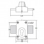 Verrou pour cylindre à profil Européen série X5 IFAM