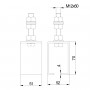 Support réglable F‐40 pour portes coulissantes suspendues ESTEBRO