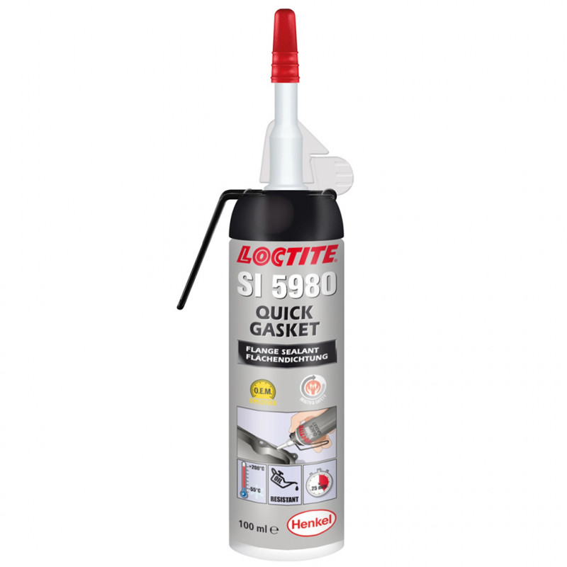 Joint d'étanchéité silicone noir SI 5980 100ml LOCTITE